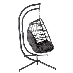 Hanging chair YOYO 2-seater, grey