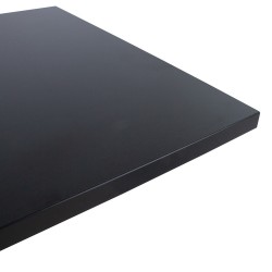 Table top ERGO 140x80cm, black