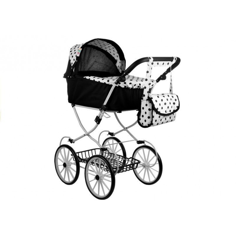 Retro Dolls Buggy Alice - XL Black with White