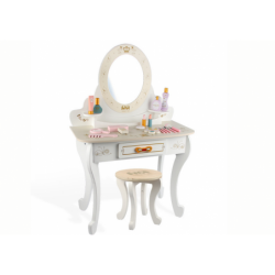 Wooden White Princess Dressing Table For Girl