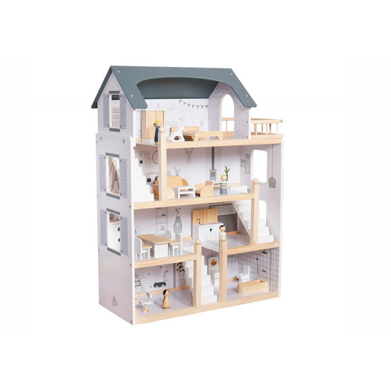 Gaia 4-storey wooden dolls' house 81 cm