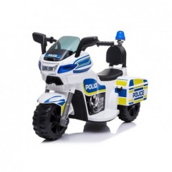 Electric Ride-On Police Motorbike TR1912 White