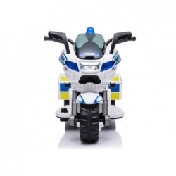 Electric Ride-On Police Motorbike TR1912 White