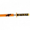 Wooden Sword Orange Prop For Knight 73 cm