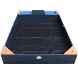 AXI suur liivakast konteinerite, istme ja kattega