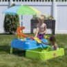 STEP2 Water Table with Slide and Umbrella + Pool