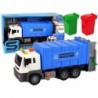 Rubbish truck Friction Drive Sound Blue 1:16 Waste Segregation