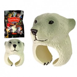 Hand Ring Educational Animals Bear White