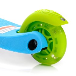 Three wheel scooter Tucan LED blue/green