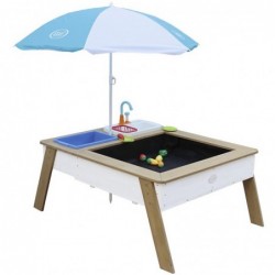 AXI Table with Linda Sink with Sand/Water Containers and Umbrella