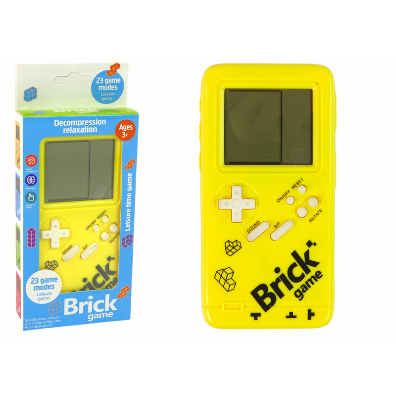 Brick Game Console Yellow.