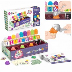 WOOPIE Ice Cream Parlor XXL Shop Set Little Salesperson + Learning to Count 87 pcs.