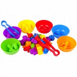 WOOPIE Развивающая игра «Машинки для сортировки цветов» 44 шт.