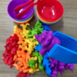 WOOPIE Educational Game Color Sorter Animals 44 pcs.