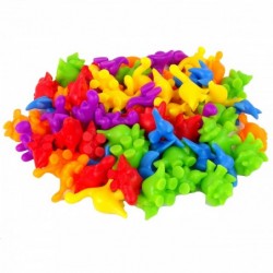 Обучающий набор WOOPIE «Обучение счету, сортировке динозавров», 95 шт.