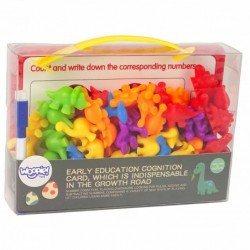 Обучающий набор WOOPIE «Обучение счету, сортировке динозавров», 95 шт.