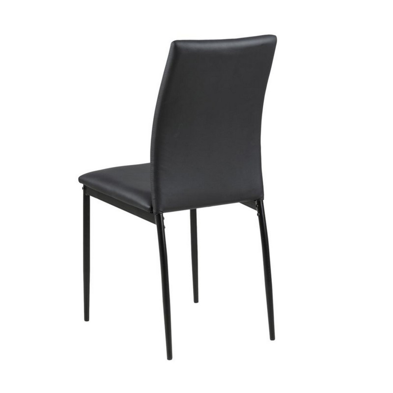 Dining chair DEMINA black PU