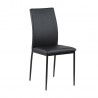 Dining chair DEMINA black PU