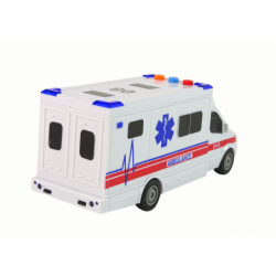 Auto Ambulance Lights Sound White