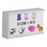 Wooden Dominoes with Animals Game For Children