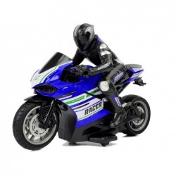 Sports Motorcycle 2.4G Remote Controlled Racer Range 35m Blue