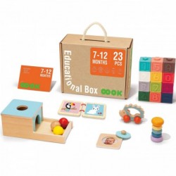 Tooky Toy Развивающая коробка для детей с 6в1 от 7 месяцев