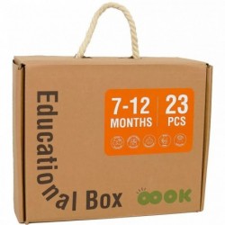 Tooky Toy Educational Box for Children with 6in1 from 7 months