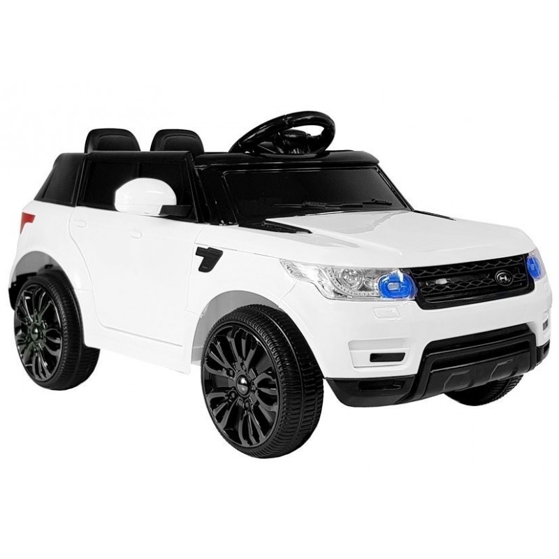 HL1638 Electric Ride-On Car White