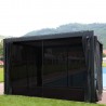 Side curtains for gazebo MIRADOR 3x3m, textilene