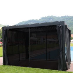 Москитная сетка для шатра MIRADOR 3x4м, черный textilene