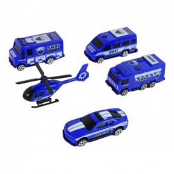 Set of 10 Resorcery Rescue Vehicles Police, Fire Brigade