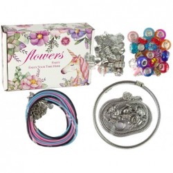 Set of Bracelets, Chains and Coloured Jewellery Beads