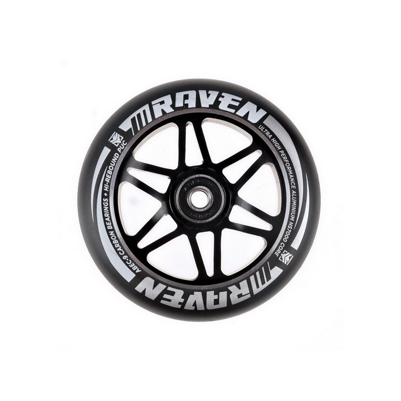 Stunt Scooter Wheel for Raven Master Black/ Master Color 110mm ALU (1pc) (with bearings)