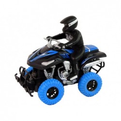 Remote Controlled Quad Blue 27 MHz 1:18 On Batteries.