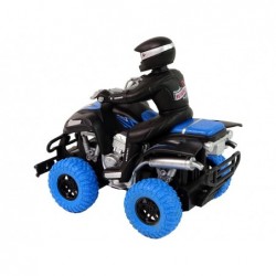 Remote Controlled Quad Blue 27 MHz 1:18 On Batteries.