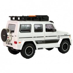 Battery-powered off-road car white