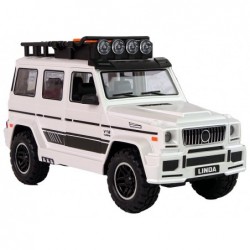 Battery-powered off-road car white