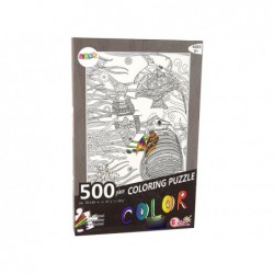 Puzzles to colour 500 pieces Fish Ocean