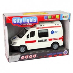 Ambulance Lights Sounds Friction Drive