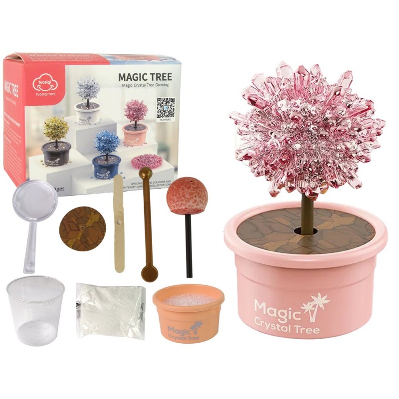 Magic Tree Growing Crystals Pink Experiences