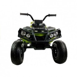 Quad BDM0906 Electric Ride On Vehicle Pumped Wheels - Green