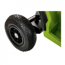 Quad BDM0906 Electric Ride On Vehicle Pumped Wheels - Green