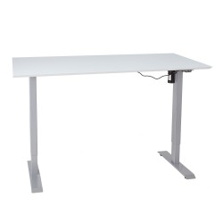 Desk ERGO with 1 motor 160x80cm, greyish white