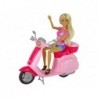 Anlily doll on a Pink Scooter Blonde Hair Helmet