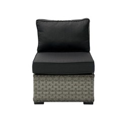 Modular sofa GENEVA armless section, grey