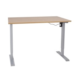 Desk ERGO with 1 motor 140x70cm, hickory