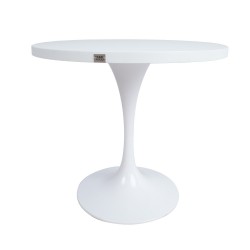 Table BOLGHERI D80xH74cm, white