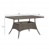 Table PALOMA 150x83xH72,5cm