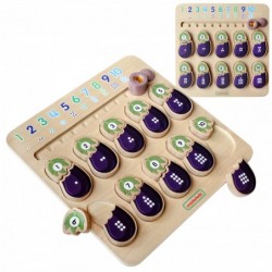 MASTERKIDZ Educational Board Eggplant Learning Numbers Montessori