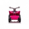 XMX630T Pink Battery Quad Bike With Trailer